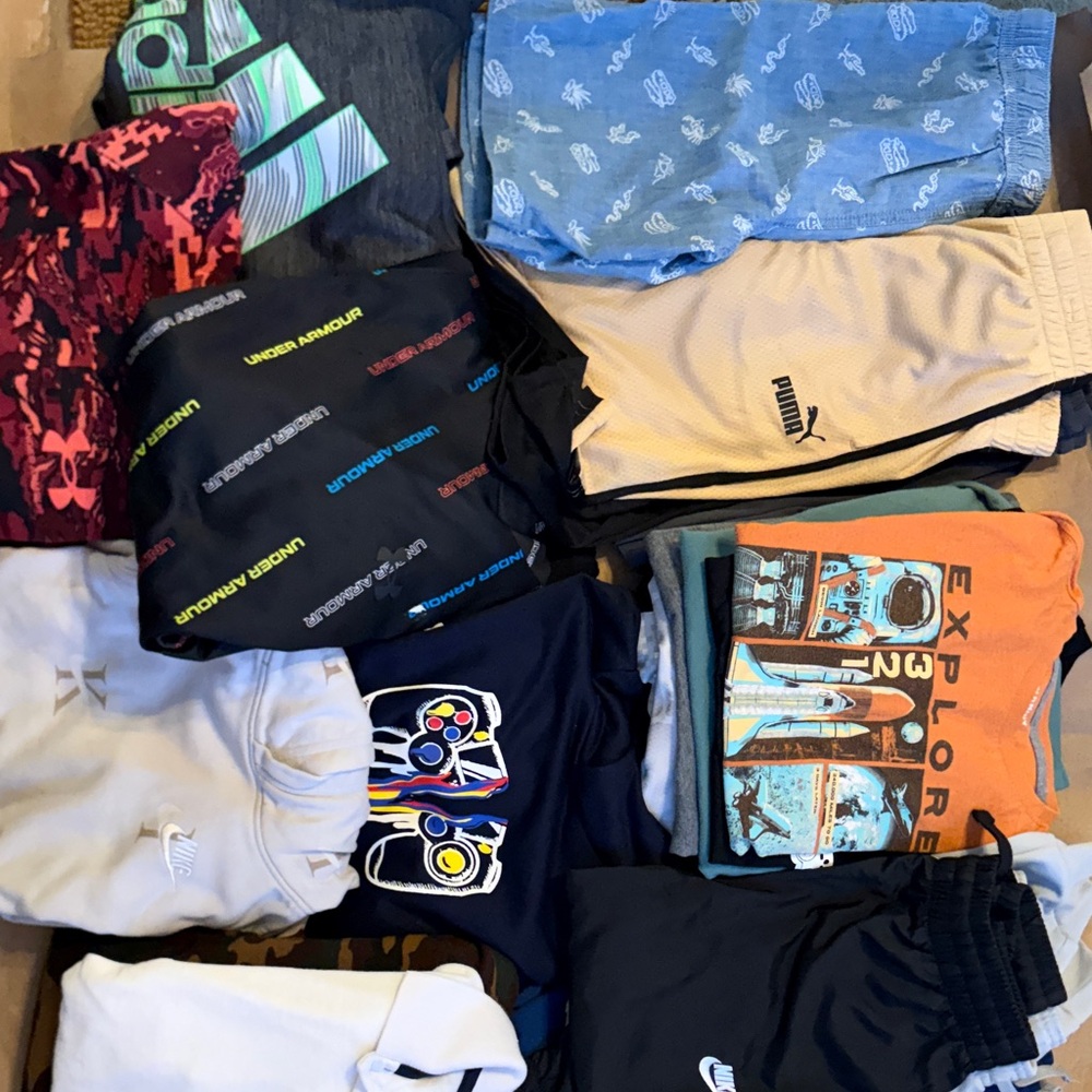 Puma, Under Armour, Nike Clothing Bundle